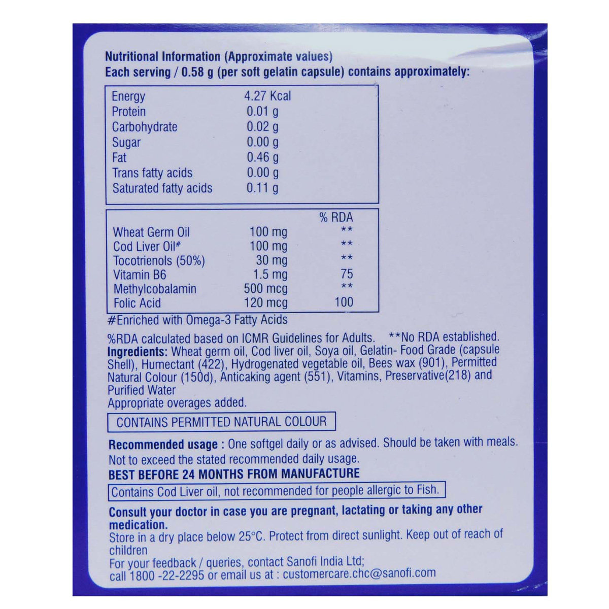 Ecod Plus Capsule 15's, Pack of 15 Ecod Plus Capsule 15's, Pack of 15