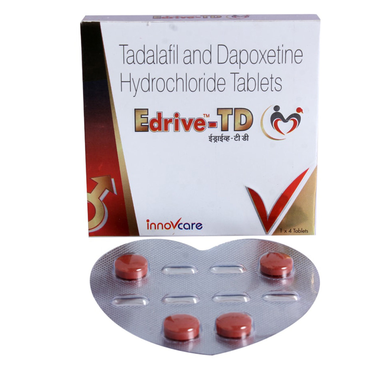 Edrive TD Tablet 4's, Pack of 4 Edrive TD Tablet 4's, Pack of 4