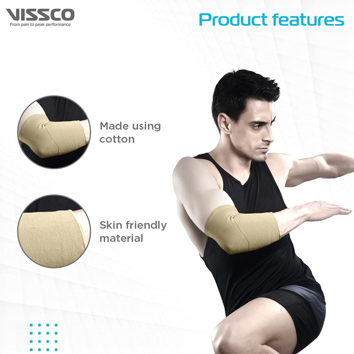 Vissco Elbow Support XL 1 Count, Pack of 1 Vissco Elbow Support XL 1 Count, Pack of 1