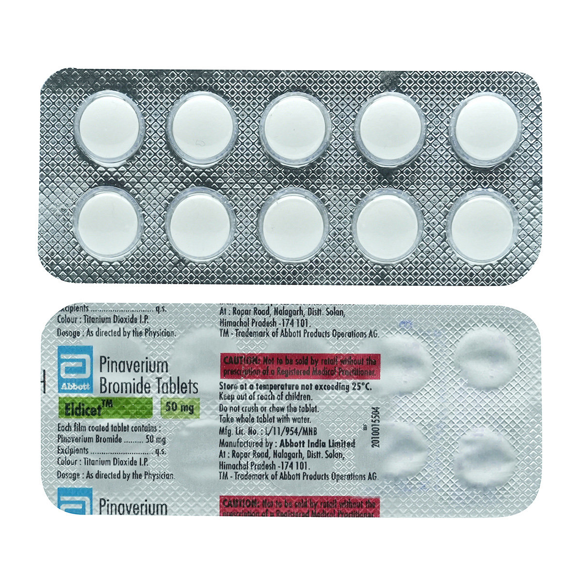 Eldicet Tablet 10's, Pack of 10 TABLETS Eldicet Tablet 10's, Pack of 10 TABLETS