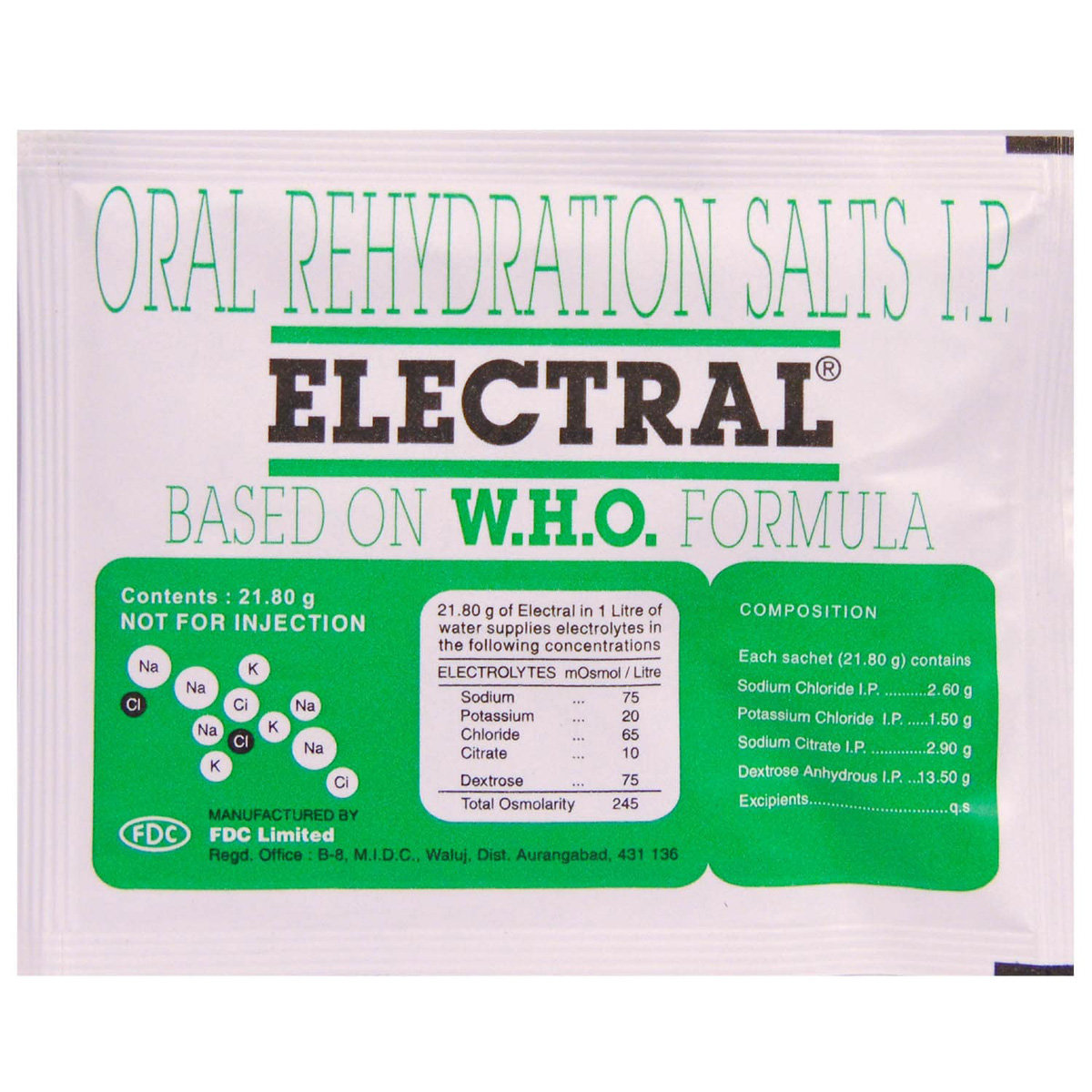 Electral Sachet 21.80 gm, Pack of 1 Electral Sachet 21.80 gm, Pack of 1
