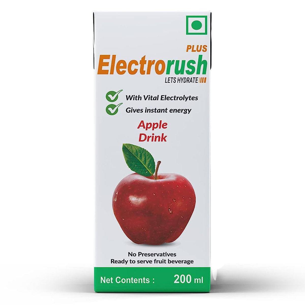 Buy Electrorush Plus Apple Drink 200 ml Online