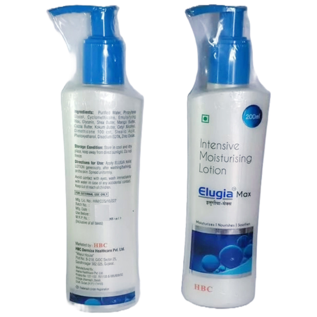 Elugia Max Moist Lotion 200 ml, Pack of 1 Elugia Max Moist Lotion 200 ml, Pack of 1