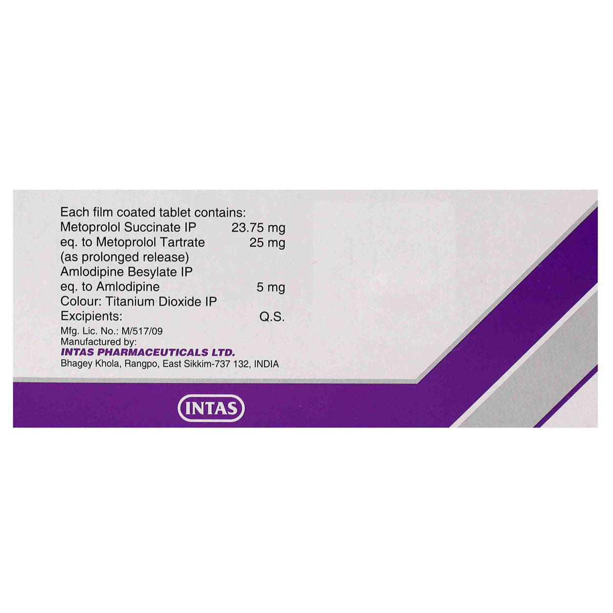 Embeta AM 25 Tablet 10's, Pack of 10 TABLETS Embeta AM 25 Tablet 10's, Pack of 10 TABLETS