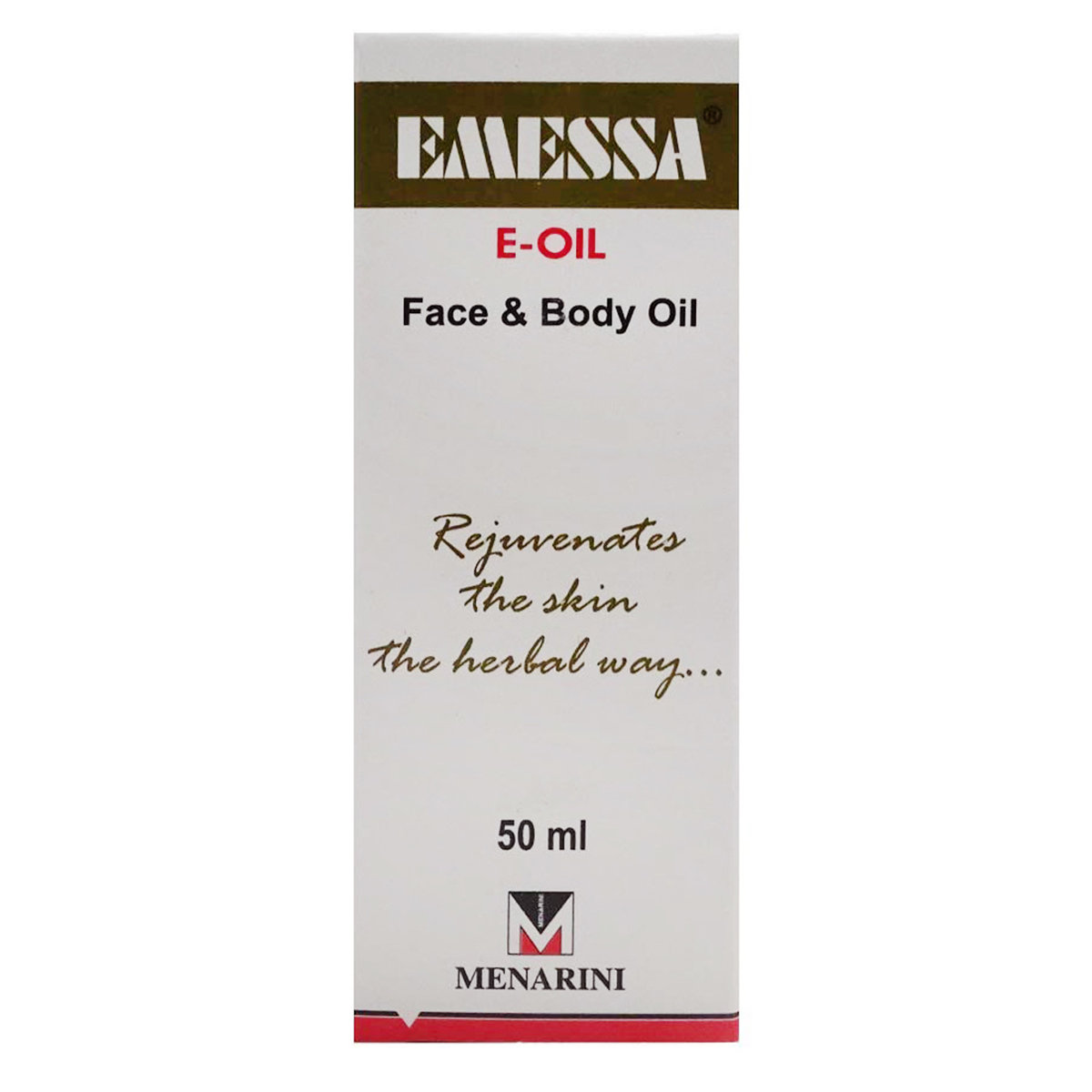 Emessa E Oil 50 ml | Softens & Smoothens Rough & Dry Skin | For Face & Body, Pack of 1 Emessa E Oil 50 ml | Softens & Smoothens Rough & Dry Skin | For Face & Body, Pack of 1