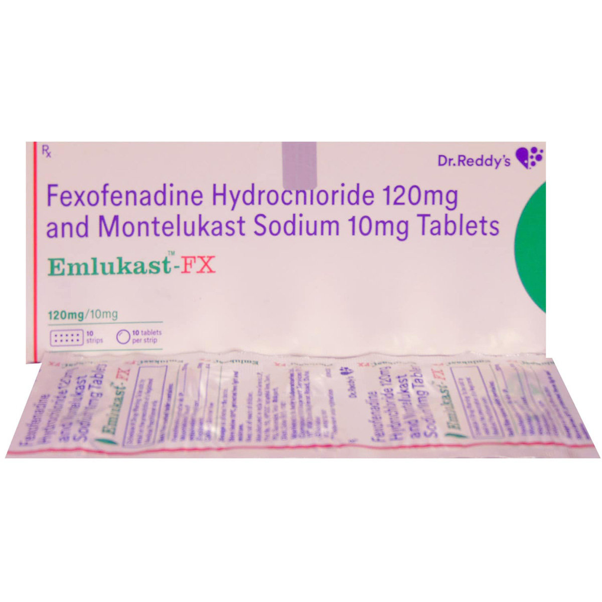 Emlukast-FX Tablet 10's, Pack of 10 TABLETS Emlukast-FX Tablet 10's, Pack of 10 TABLETS