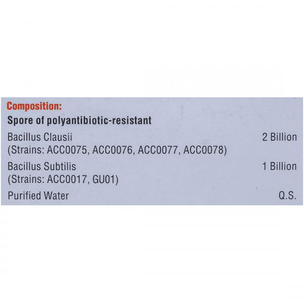 Emuflora 3 B.Spores Sugar Free Suspension 5 x 5 ml, Pack of 5 LiquidS Emuflora 3 B.Spores Sugar Free Suspension 5 x 5 ml, Pack of 5 LiquidS