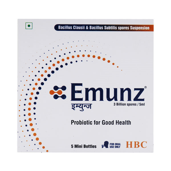 Emunz Oral Suspension 5 ml, Pack of 1 SOLUTION Emunz Oral Suspension 5 ml, Pack of 1 SOLUTION