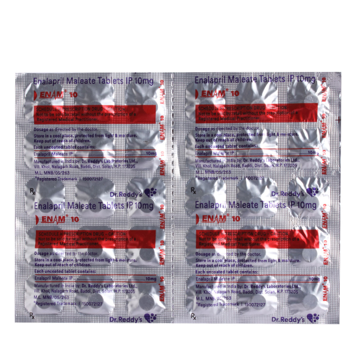 Buy Enam 10 Tablet 15's Online