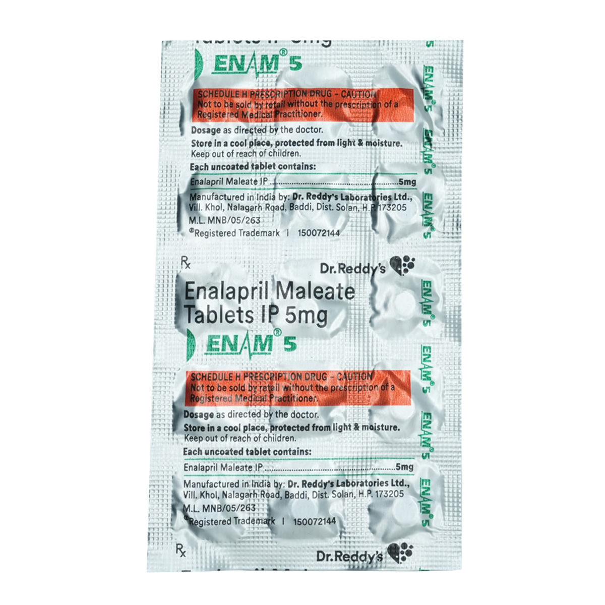 Buy Enam 5 Tablet 15's Online