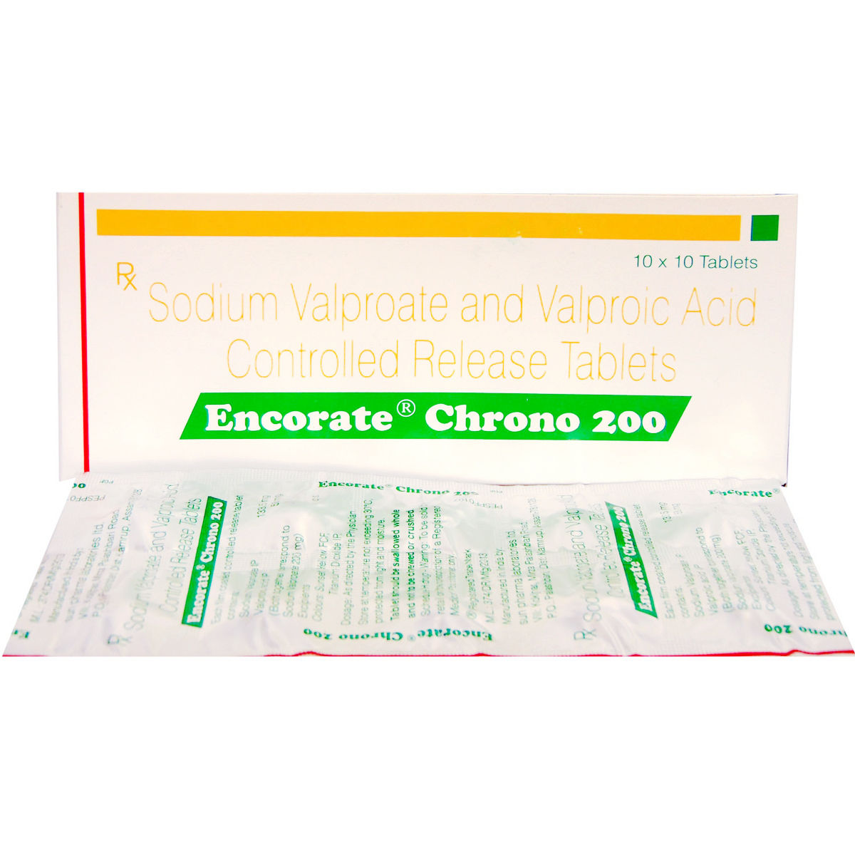 Buy Encorate Chrono 200 Tablet 10's Online