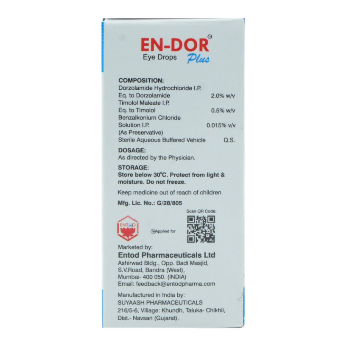 Endor Plus Eye Drops 1's, Pack of 1 EYE DROPS Endor Plus Eye Drops 1's, Pack of 1 EYE DROPS