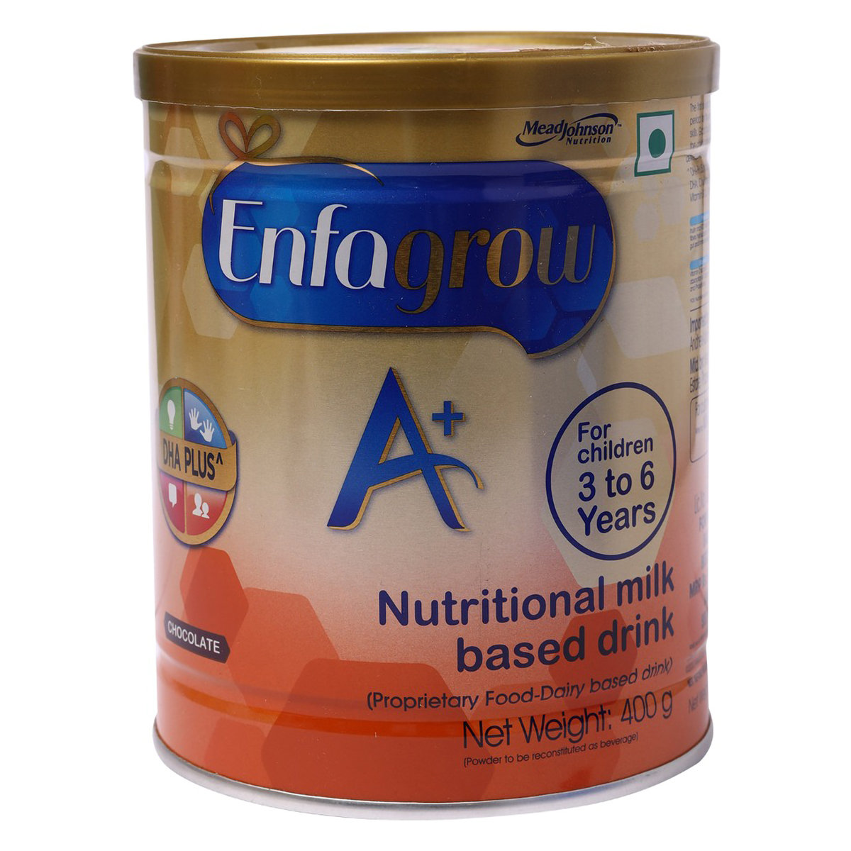 Enfagrow A+ Chocolate Flavour Nutrition Powder for Children 3 to 6 years, 400 gm, Pack of 1 Enfagrow A+ Chocolate Flavour Nutrition Powder for Children 3 to 6 years, 400 gm, Pack of 1
