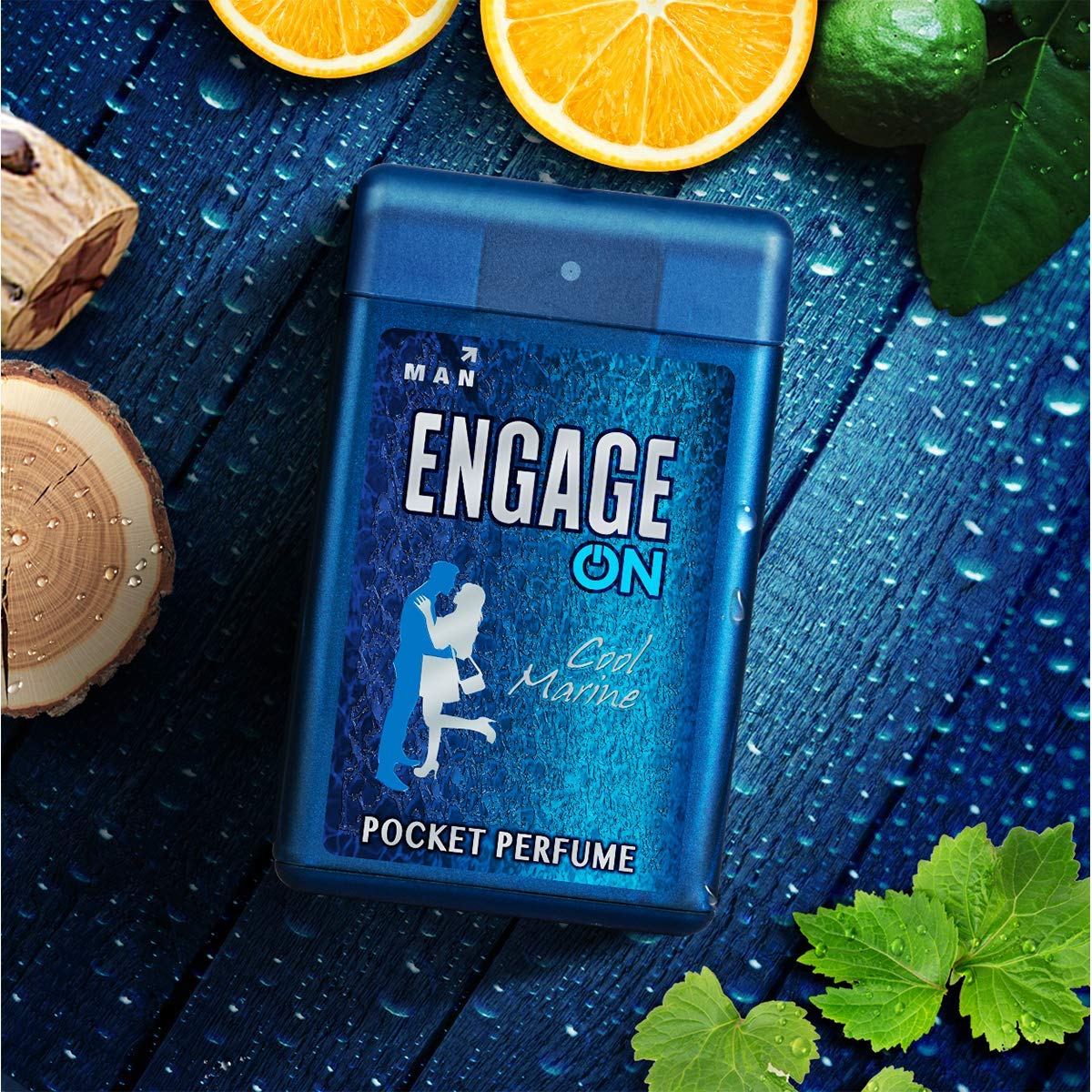 Engage On Cool Marine Pocket Perfume for Men, 18 ml, Pack of 1 Engage On Cool Marine Pocket Perfume for Men, 18 ml, Pack of 1
