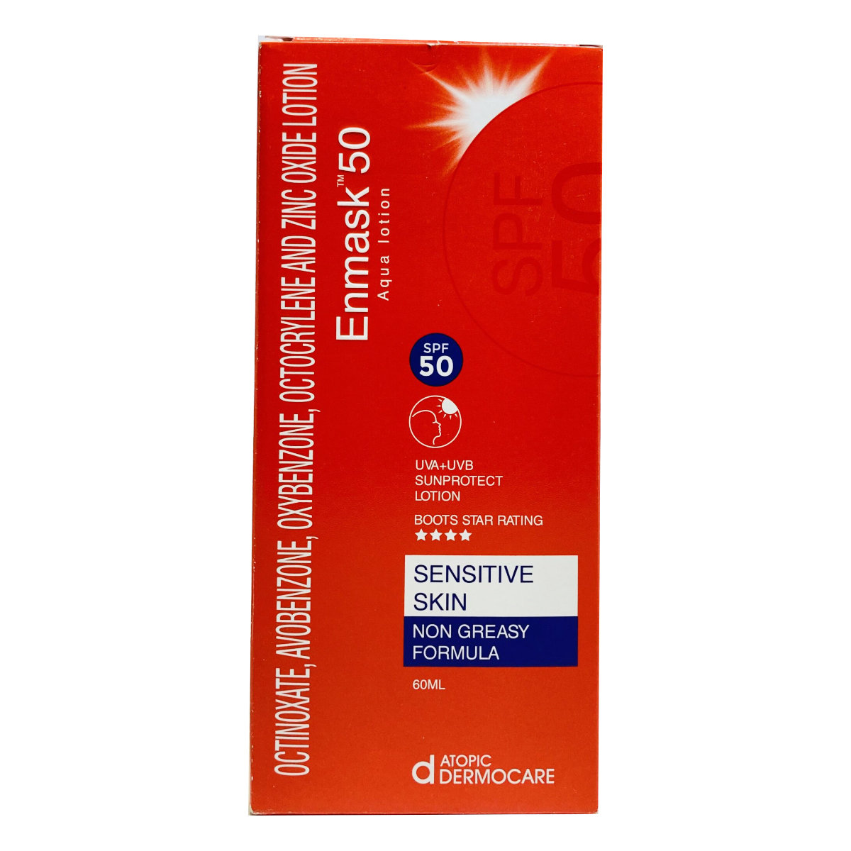 Enmask 50 SPF Aqua Lotion 60 ml, Pack of 1 LOTION Enmask 50 SPF Aqua Lotion 60 ml, Pack of 1 LOTION