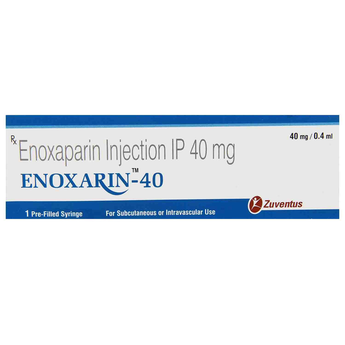 Enoxarin-40 Injection 0.4 ml, Pack of 1 INJECTION Enoxarin-40 Injection 0.4 ml, Pack of 1 INJECTION