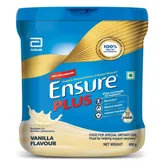 Ensure Plus Complete, Balanced Nutrition Drink Vanilla Flavour Powder for Adults Now with HMB, 400 gm, Pack of 1