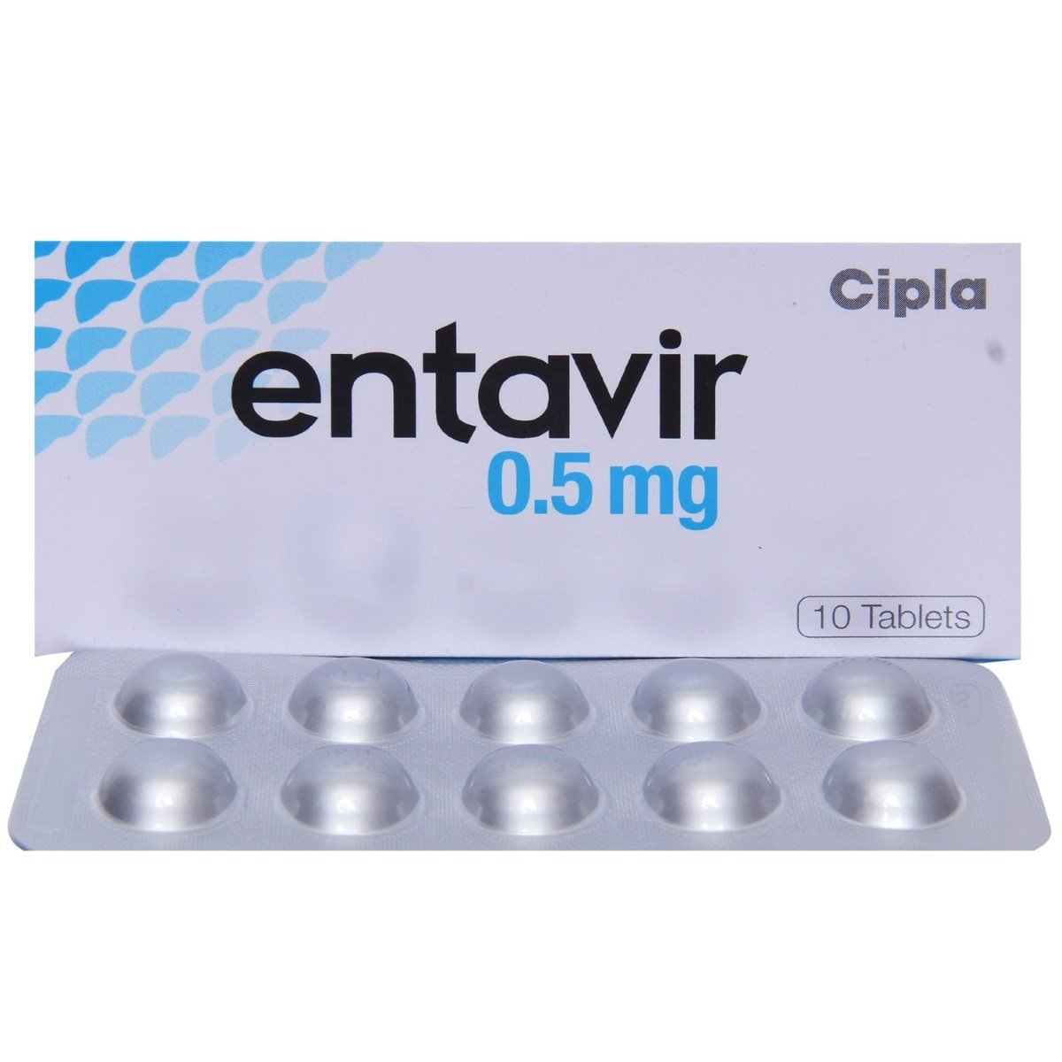 Entavir 0.5 mg Tablet 10's, Pack of 10 TABLETS Entavir 0.5 mg Tablet 10's, Pack of 10 TABLETS