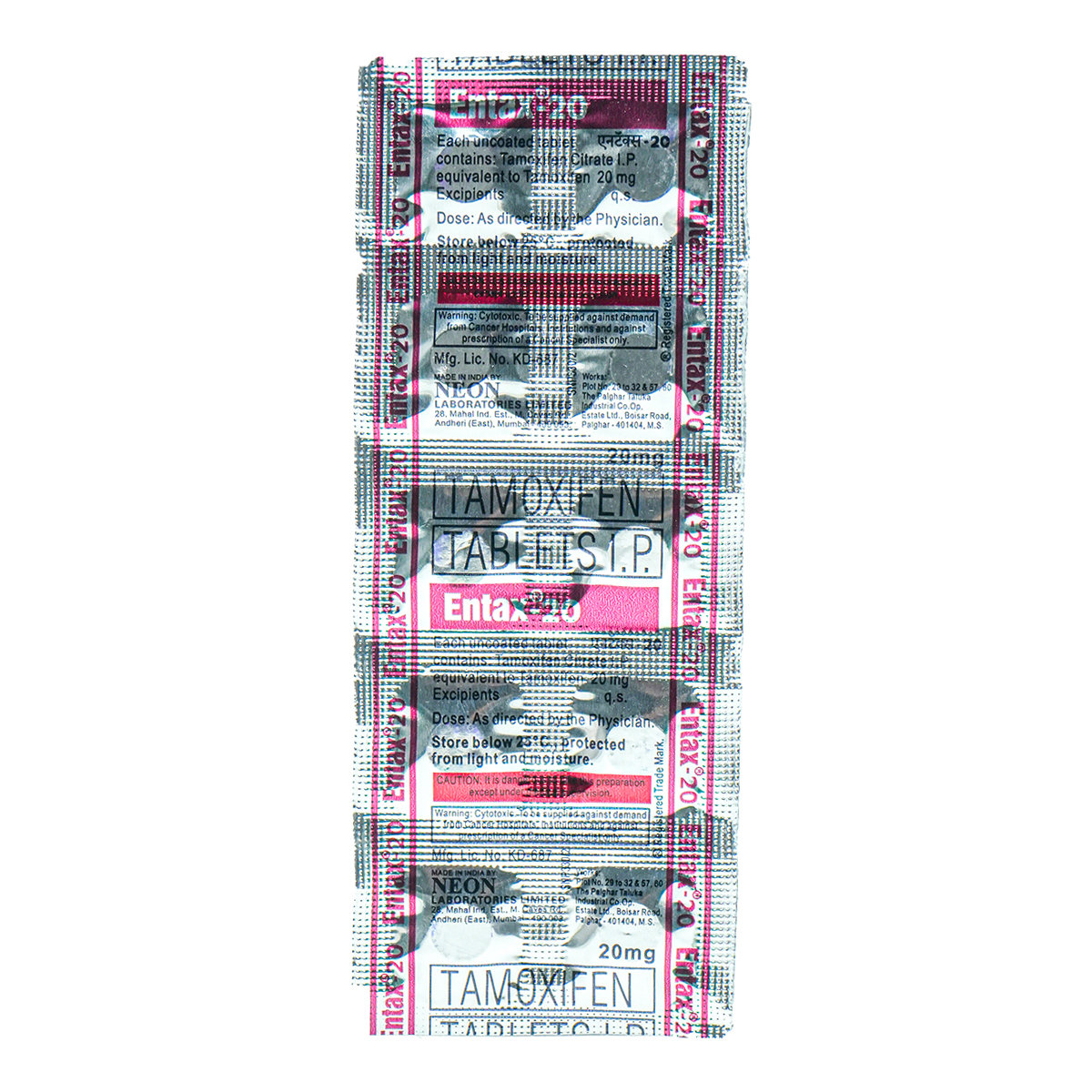 Entax-20 Tablet 10's, Pack of 10 TABLETS Entax-20 Tablet 10's, Pack of 10 TABLETS