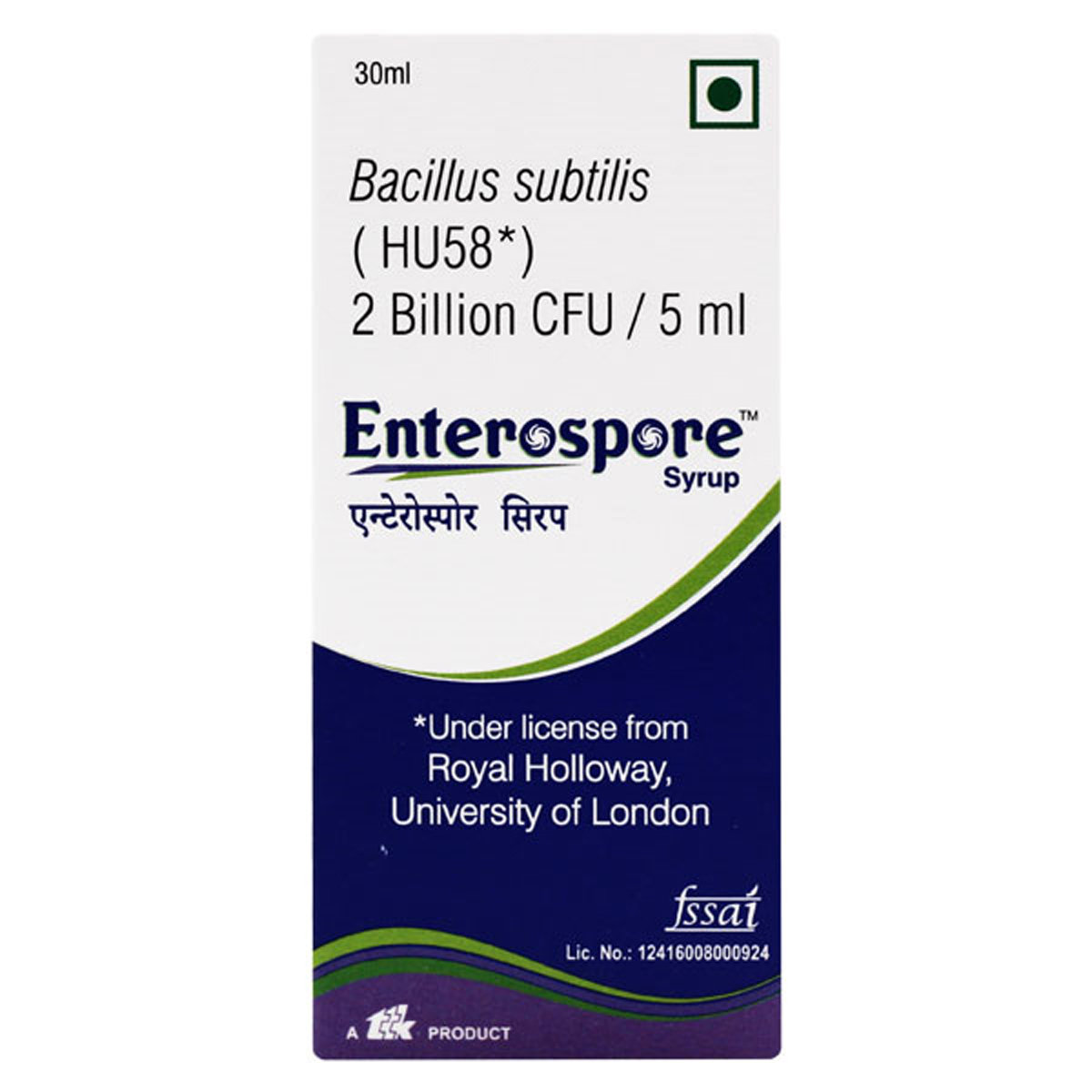 Enterospore Syrup 30 ml, Pack of 1 SYRUP Enterospore Syrup 30 ml, Pack of 1 SYRUP
