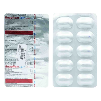 Enzoflam-SP Tablet 10's, Pack of 10 TABLETS