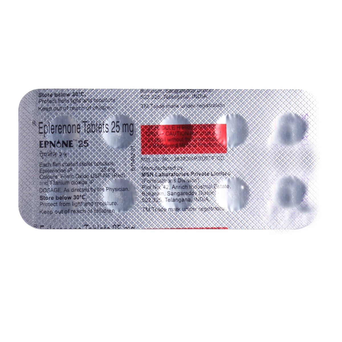 Buy Epnone 25 Tablet 10's Online