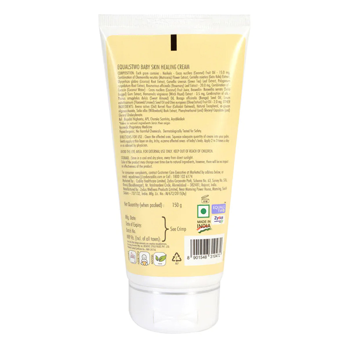 EQUALSTWO Baby Skin Healing Cream, 150 gm, Pack of 1 EQUALSTWO Baby Skin Healing Cream, 150 gm, Pack of 1