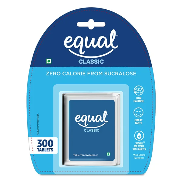 Equal Classic Zero Calorie Sweetener, 300 Tablets, Pack of 1