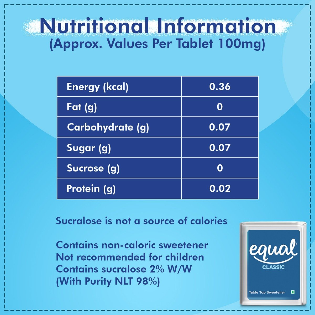 Equal Classic Zero Calorie Sweetener, 300 Tablets, Pack of 1 Equal Classic Zero Calorie Sweetener, 300 Tablets, Pack of 1