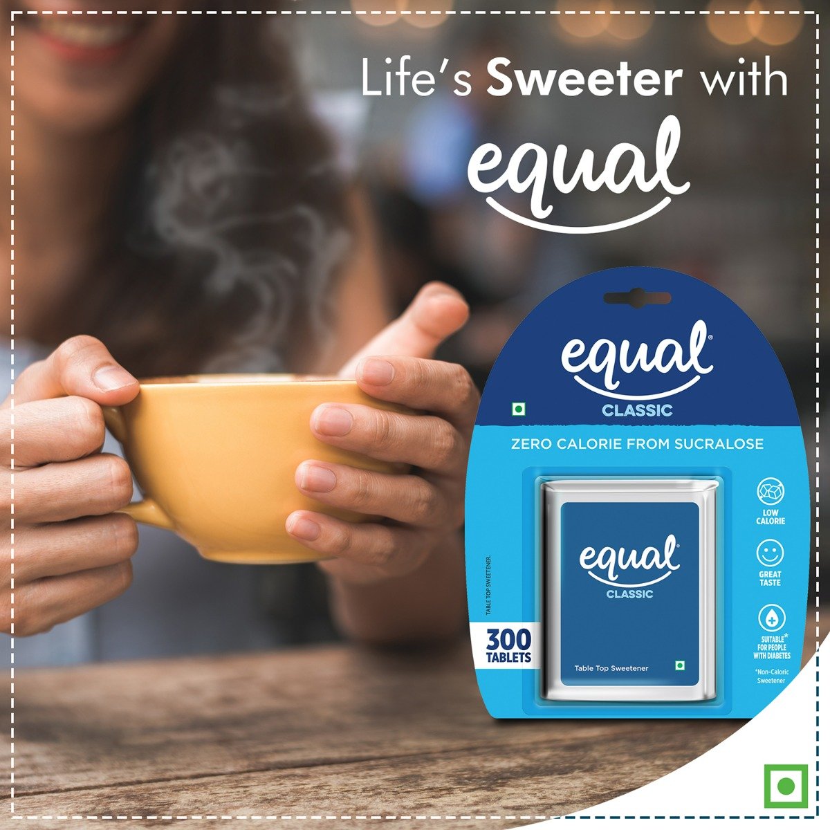 Equal Classic Zero Calorie Sweetener, 300 Tablets, Pack of 1 Equal Classic Zero Calorie Sweetener, 300 Tablets, Pack of 1