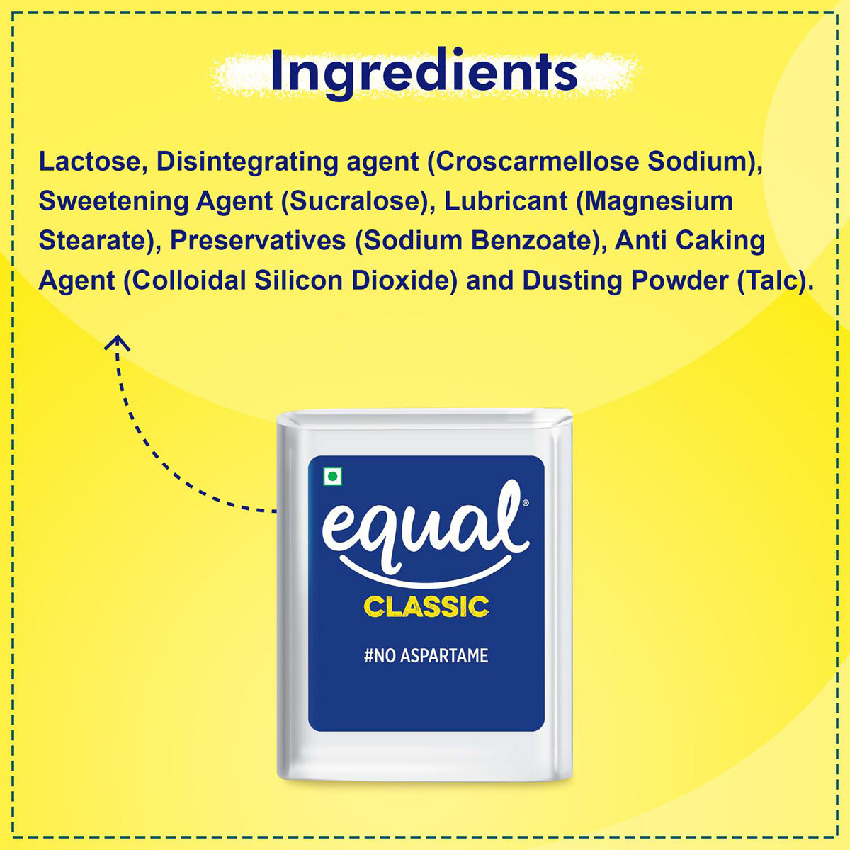 Equal Classic Zero Calorie Sweetener, 500 Tablets, Pack of 1 Equal Classic Zero Calorie Sweetener, 500 Tablets, Pack of 1