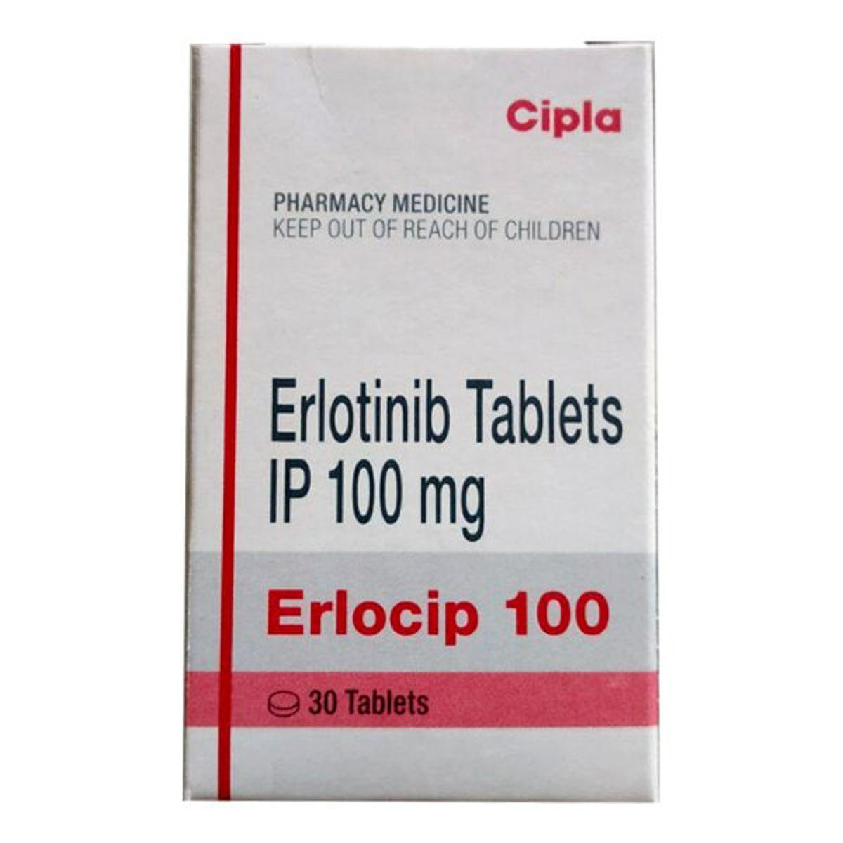 Buy Erlocip 100 Tablet 30's Online