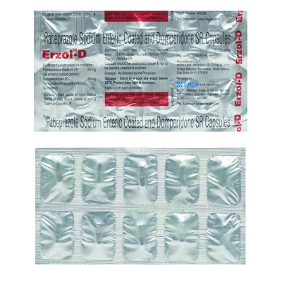 Erzol-D Capsule 10's, Pack of 10 CAPSULES