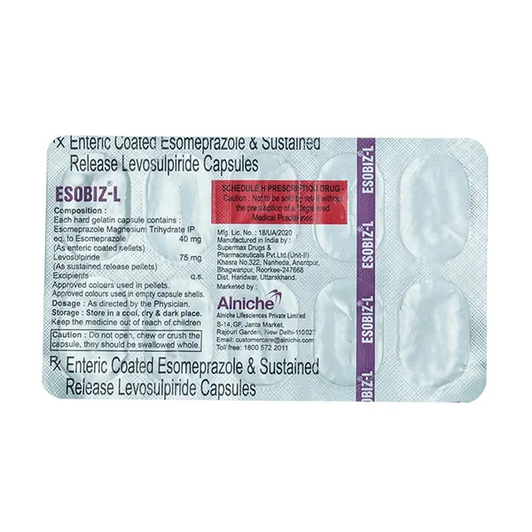 Esobiz-L Capsule 10's, Pack of 10 CAPSULES
