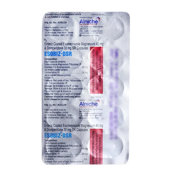 Esobiz DSR Capsule 10's, Pack of 10 CAPSULES