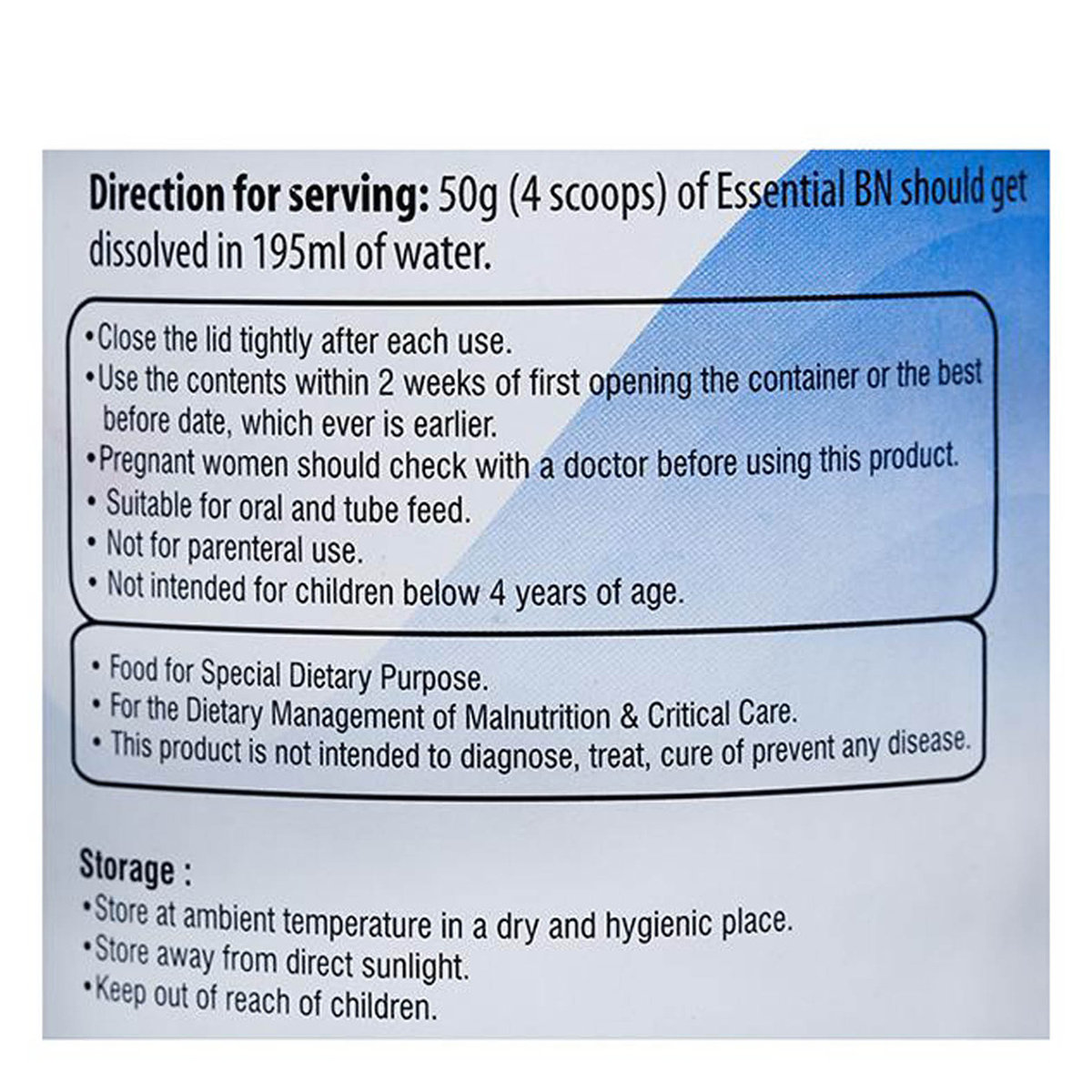 Essential BN Vanilla Flavour Powder, 400 gm Tin, Pack of 1 Essential BN Vanilla Flavour Powder, 400 gm Tin, Pack of 1