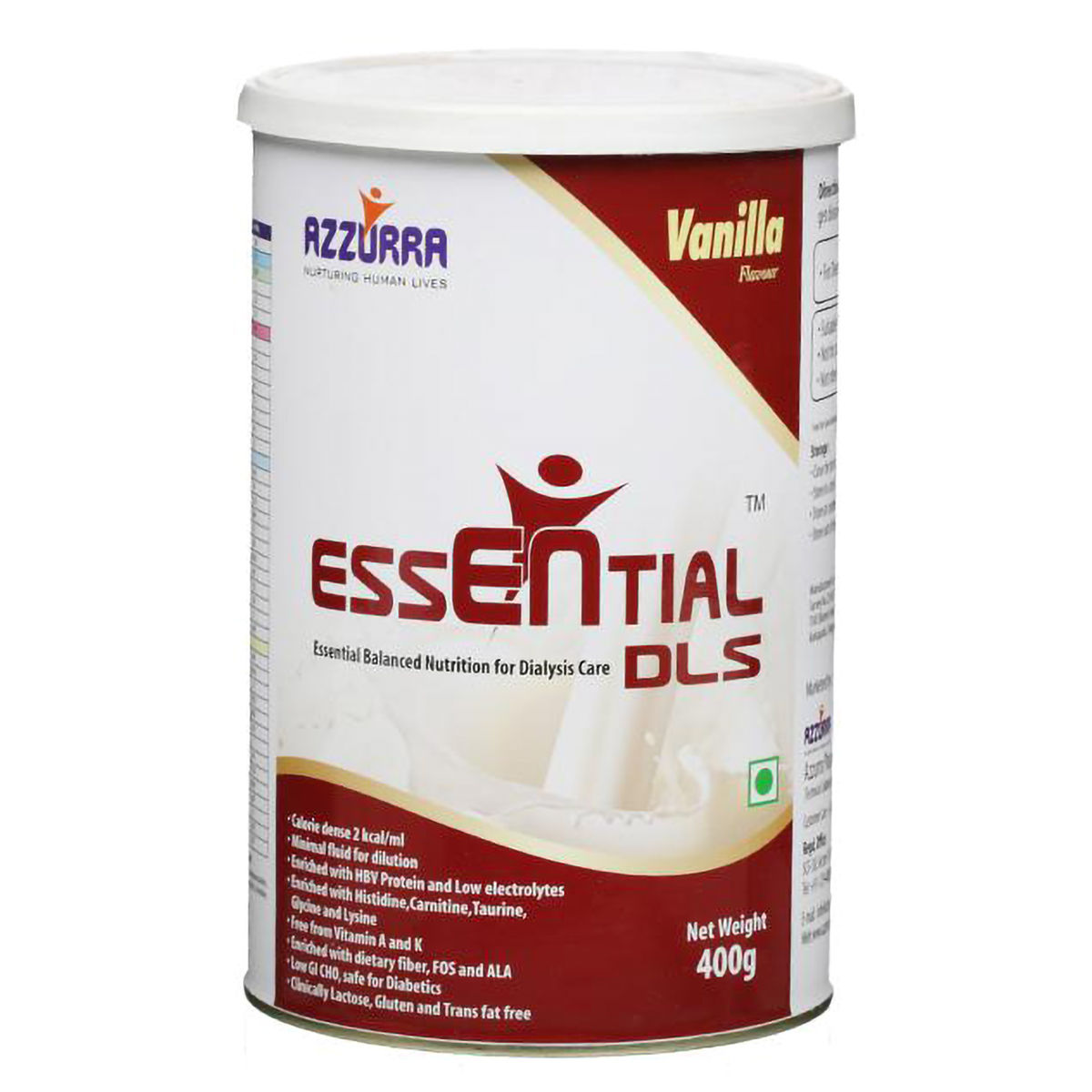 Buy Essential DLS Vanilla Flavour Powder, 400 gm Online