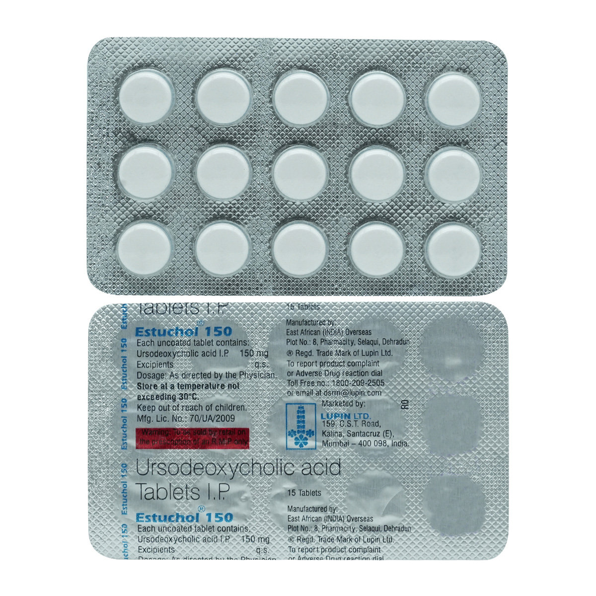 Estuchol 150 Tablet 15's, Pack of 15 TABLETS Estuchol 150 Tablet 15's, Pack of 15 TABLETS