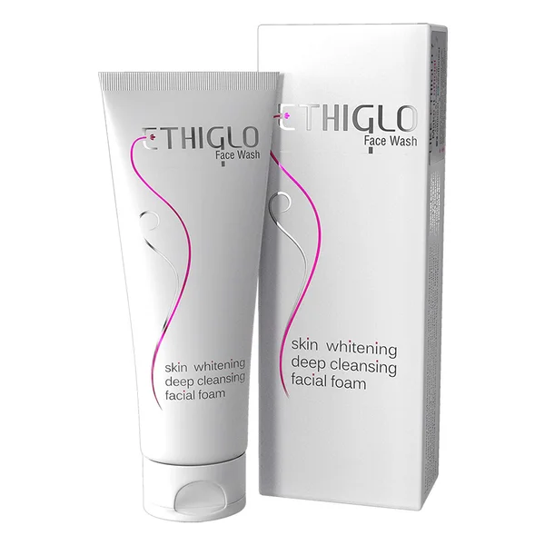 Ethiglo Face Wash 70 ml | Deep Cleansing Facial Foam | Promotes Skin Whitening | Gives Soft &amp; Glowing Skin | For Normal, Combination &amp; Oily Skin, Pack of 1
