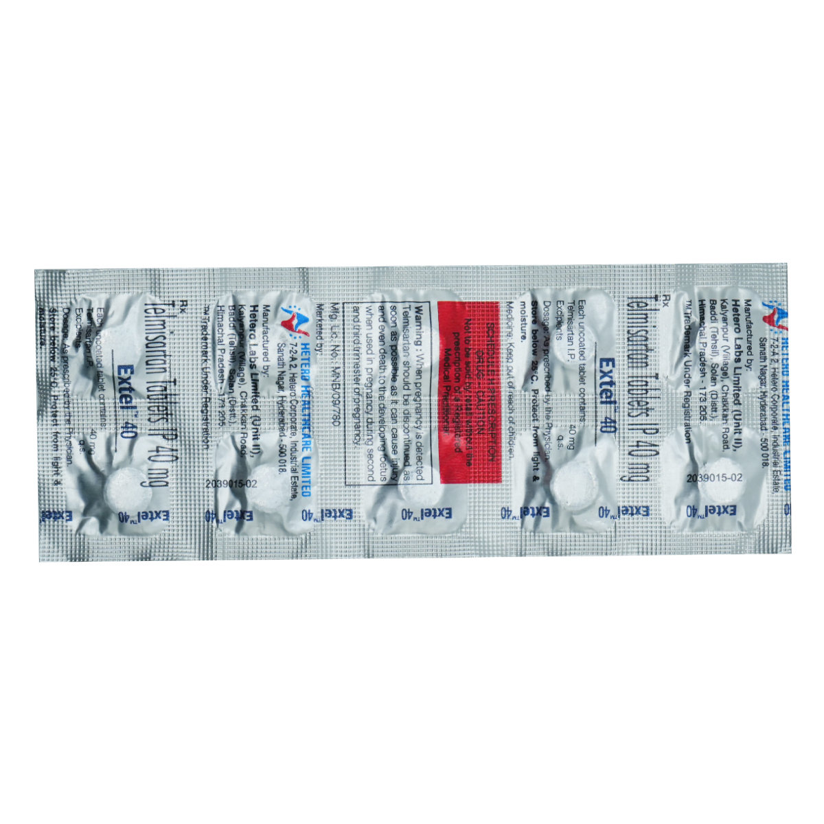 Extel 40 mg Tablet 10's, Pack of 10 TabletS Extel 40 mg Tablet 10's, Pack of 10 TabletS