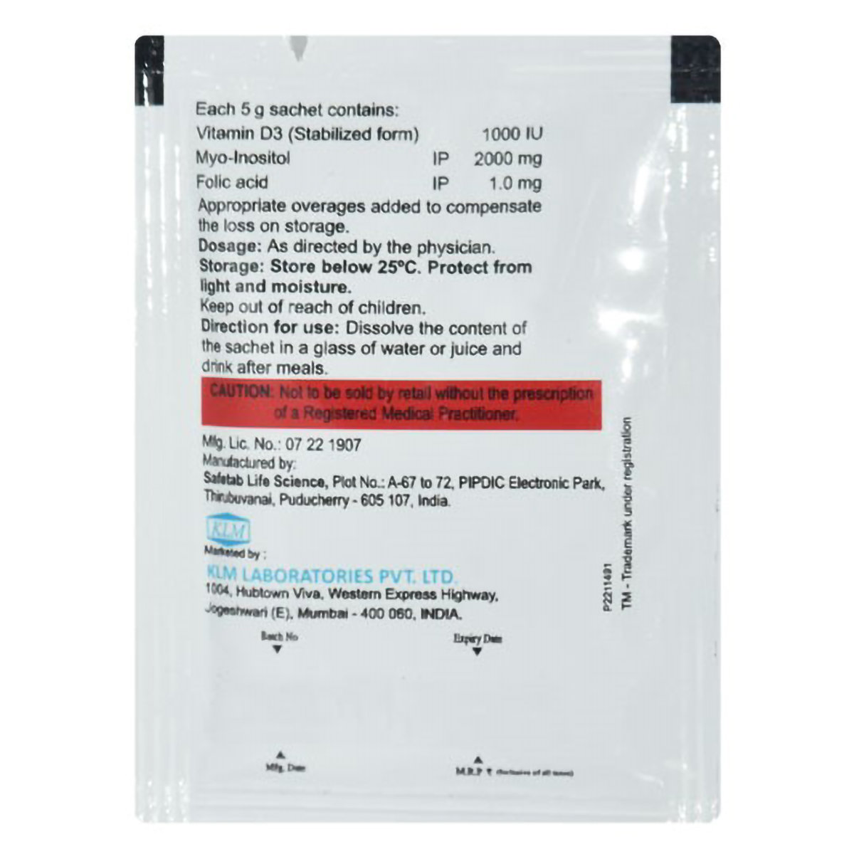 Ezacne Sachet 5 gm, Pack of 1 Ezacne Sachet 5 gm, Pack of 1