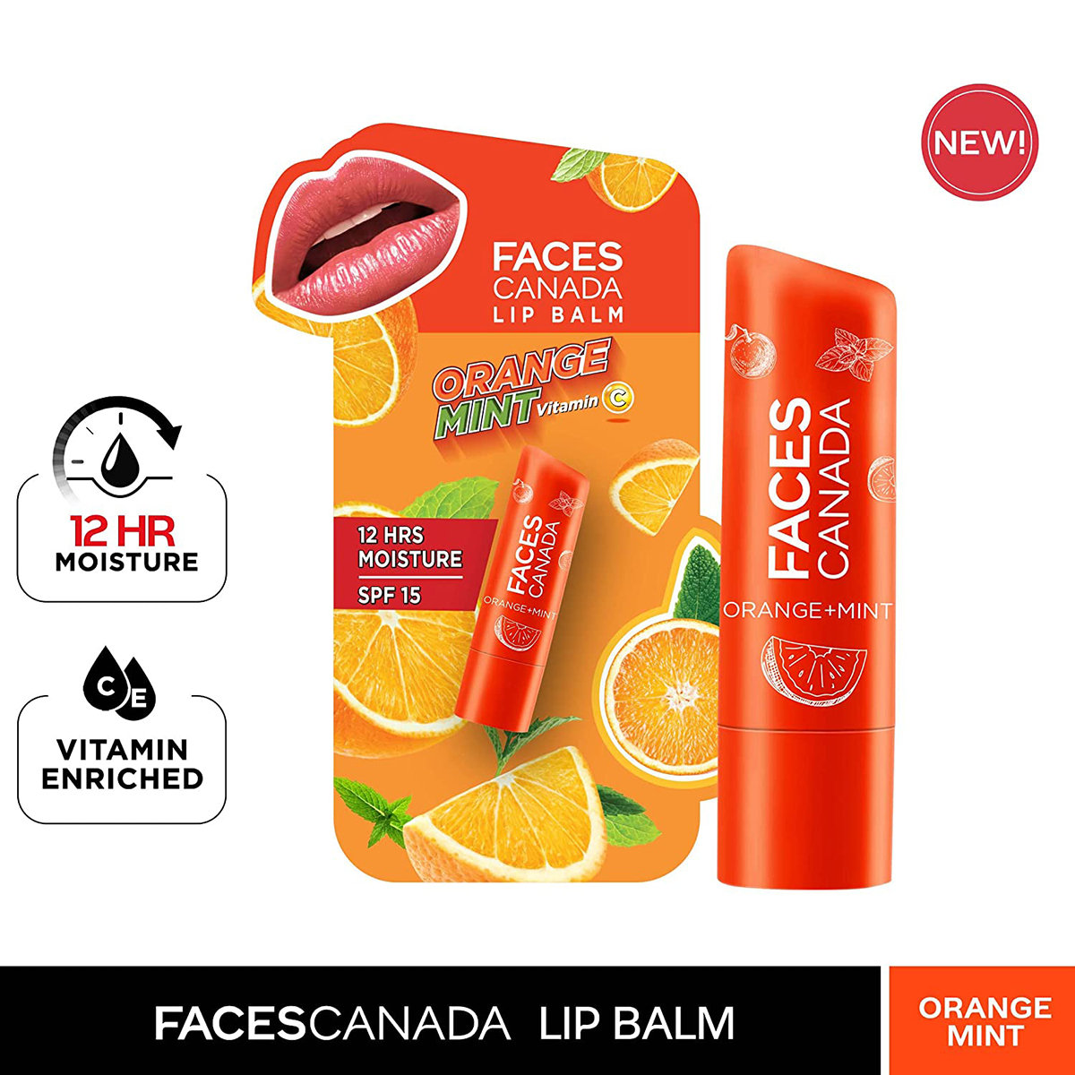 Faces Canada Orange Mint SPF 15 Color Balm, 4.5 GM, Pack of 1 Faces Canada Orange Mint SPF 15 Color Balm, 4.5 GM, Pack of 1