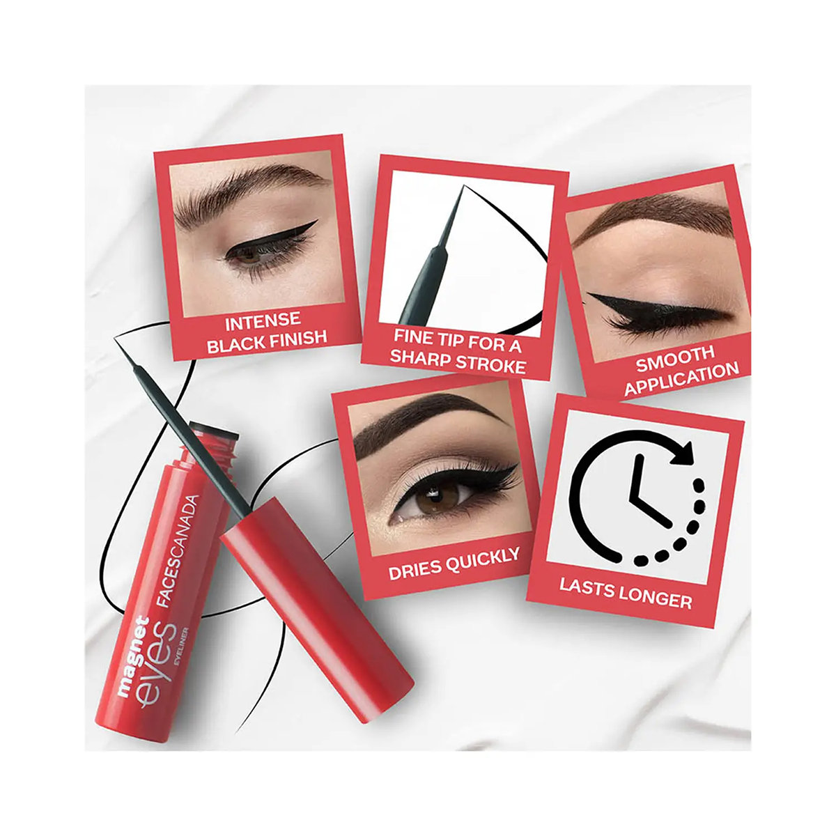 Faces Canada Magnet Eyes Kajal Triopack, 9.5 gm, Pack of 1 Faces Canada Magnet Eyes Kajal Triopack, 9.5 gm, Pack of 1