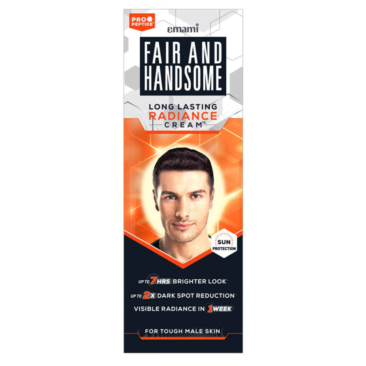 Fair and Handsome Long Lasting Radiance Cream 30 gm | Sun Protection | Brighter Look Upto 7Hrs | 2X Dark Spot Reduction | Give Radiant Skin In 1 Week | For Men | For Tough Male Skin, Pack of 1 Fair and Handsome Long Lasting Radiance Cream 30 gm | Sun Protection | Brighter Look Upto 7Hrs | 2X Dark Spot Reduction | Give Radiant Skin In 1 Week | For Men | For Tough Male Skin, Pack of 1