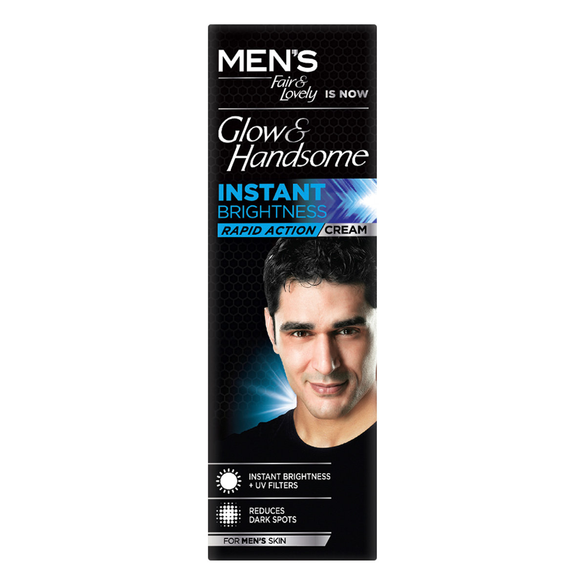 Glow & Handsome Instant Brightness Cream 50 gm | Rapid Action | Reduces Dark Spots | Instant Brightness | Sun Protection | Lon Lasting Freshness | For Men, Pack of 1 Glow & Handsome Instant Brightness Cream 50 gm | Rapid Action | Reduces Dark Spots | Instant Brightness | Sun Protection | Lon Lasting Freshness | For Men, Pack of 1