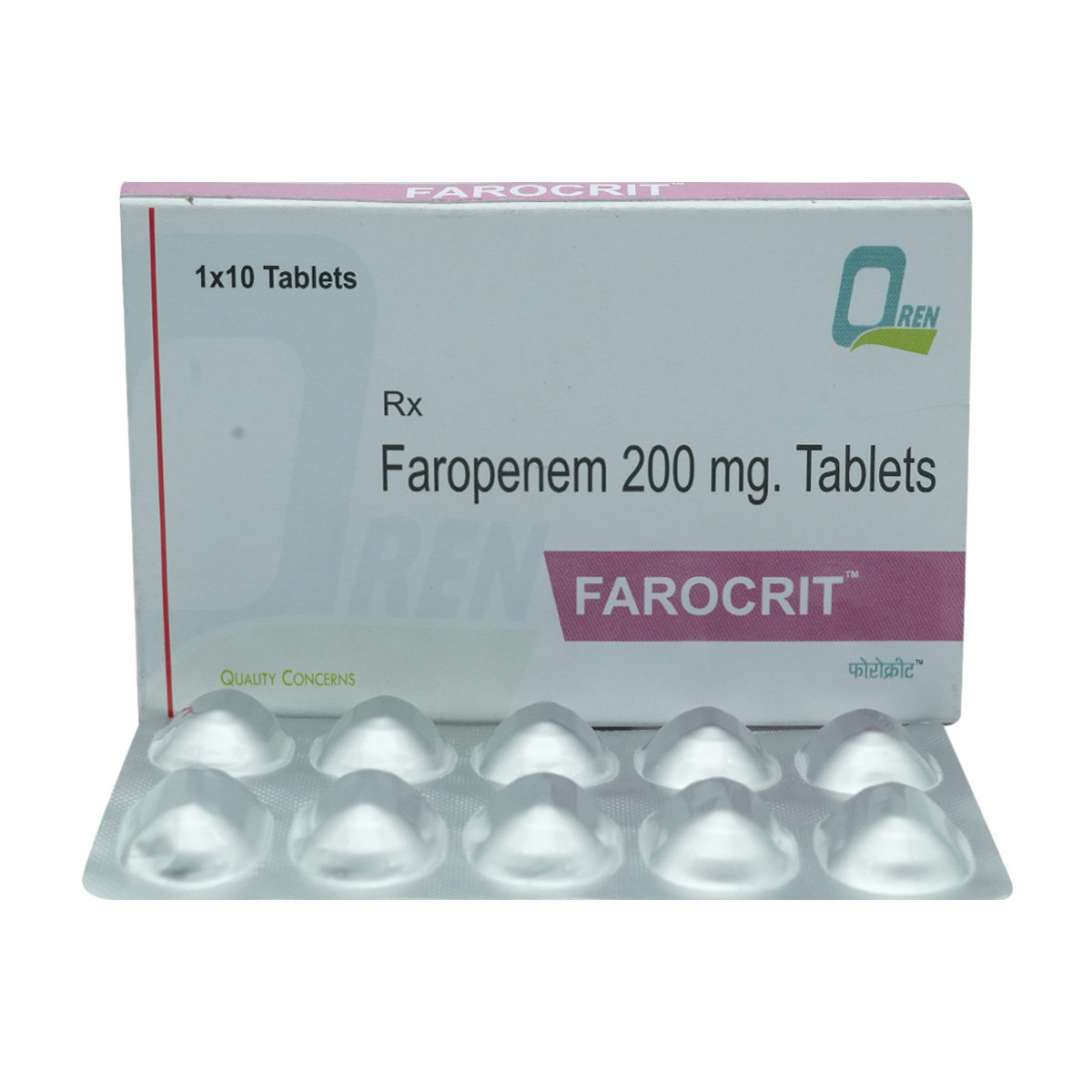 Farocrit 200 mg Tablet 10's, Pack of 10 TabletS Farocrit 200 mg Tablet 10's, Pack of 10 TabletS