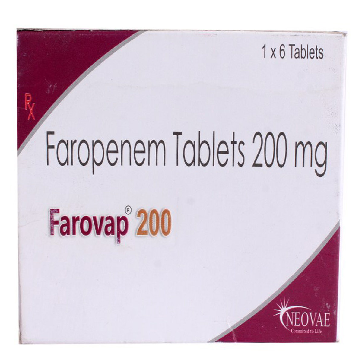 Farovap 200 mg Tablet 6's, Pack of 6 TabletS Farovap 200 mg Tablet 6's, Pack of 6 TabletS