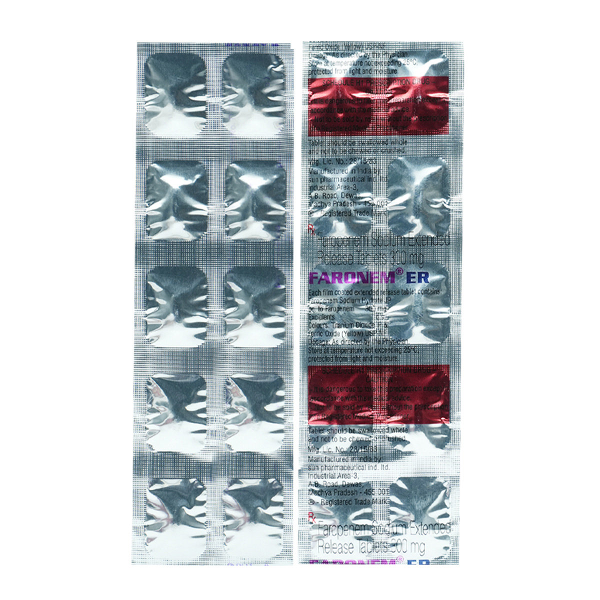 Faronem ER Tablet 10's, Pack of 10 TABLETS Faronem ER Tablet 10's, Pack of 10 TABLETS