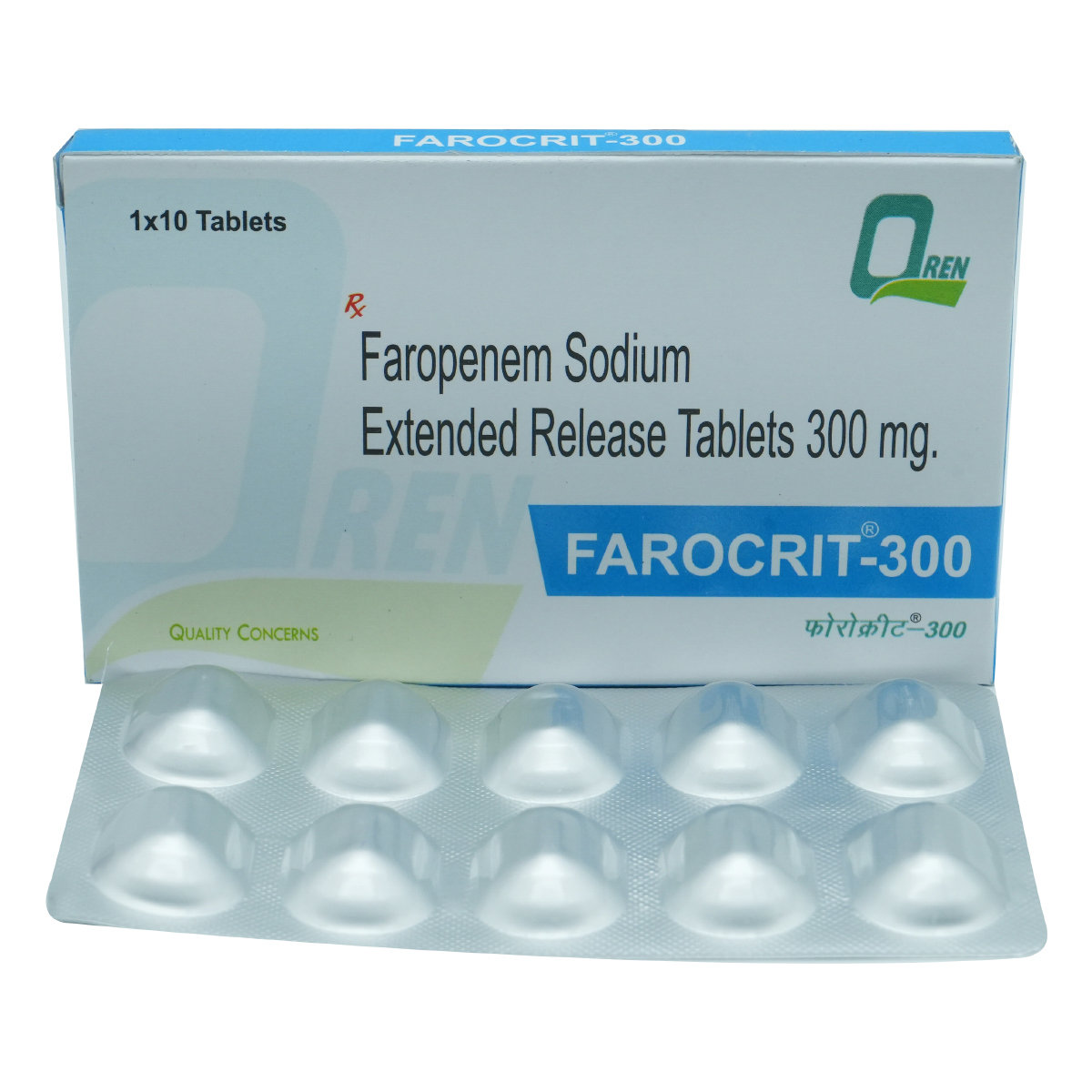 Farocrit 300 mg Tablet 10's, Pack of 10 TABLETS Farocrit 300 mg Tablet 10's, Pack of 10 TABLETS