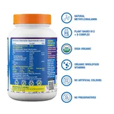 Fast&amp;Up Plant Based B12 + B-Complex, 60 Tablets, Pack of 1